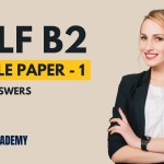 DELF B2 Sample Papers With Answers | DELF B2 Past Exam Papers