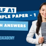 DELF A1 Past Papers PDF with Answers | DELF A1 Exam Exercises