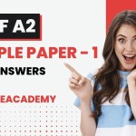 DELF A2 Sample Papers with Answers | DELF Past Exam Papers PDF