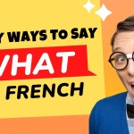 7 Easy Ways to Say “What” In French with Example Sentences