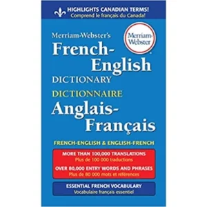 Buy Merriam-Webster’s French-English Dictionary At Lowest Price