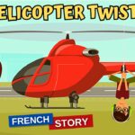French Short Story Helicopter Twist – For Kids and Adults with Questions and Answers