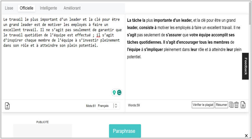 To gain proficiency in speaking as well as writing French language,