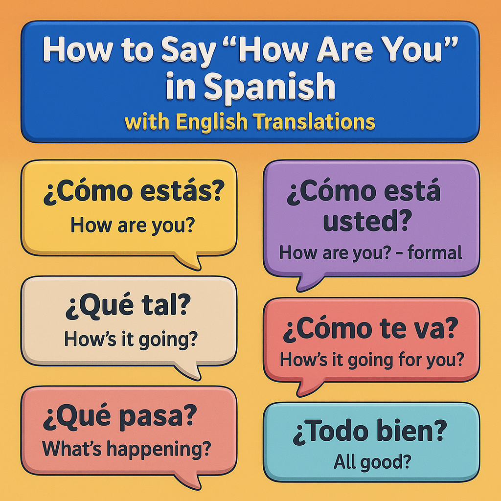 12 Real Ways to Say “How Are You” in Spanish