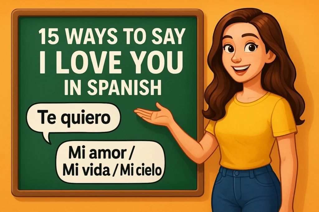 15 Ways to say I Love you in Spanish
