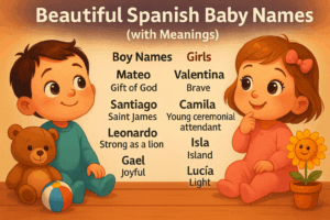 Read more about the article Beautiful Spanish Baby Names with Meanings for Your Little One