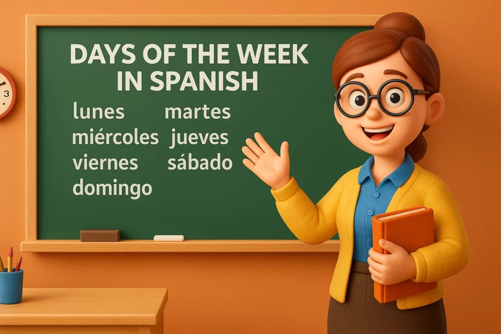 Days of the Week in Spanish