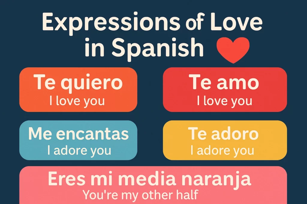 Expressions of Love in Spanish