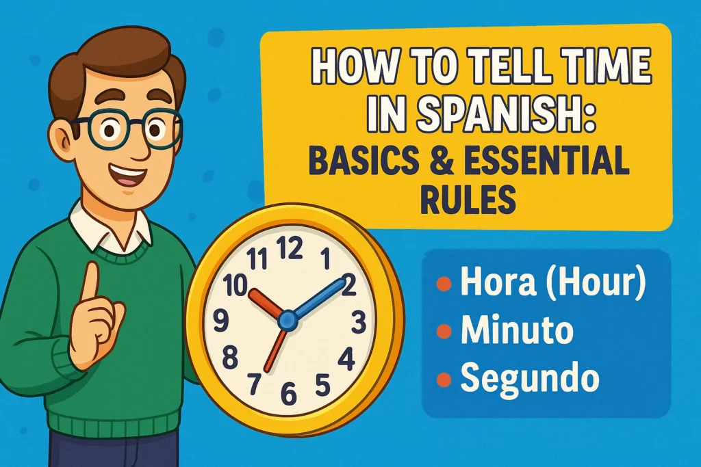 How to Tell Time in Spanish Basics & Essential Rules