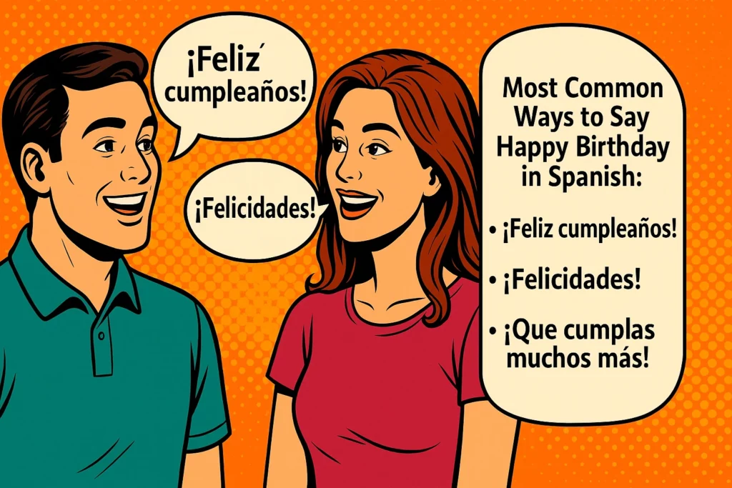 Most Common Ways to Say Happy Birthday in Spanish