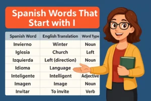 Read more about the article Spanish Words That Start With I And Useful Terms You Should Know