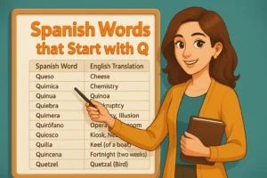 Read more about the article Spanish Words that Start with Q: Ultimate Vocabulary Guide for Learners