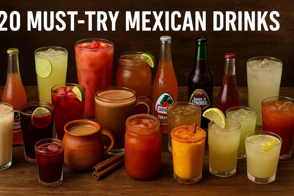 20 Authentic Mexican Drinks You Must Try From Aguas Frescas to Cocktails