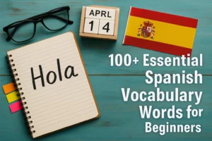 Read more about the article Learn 100+ Essential Spanish Vocabulary Words for Beginners Easily